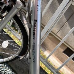 パナソニック電動アシスト自転車vivi NX　26インチシルバーの画像