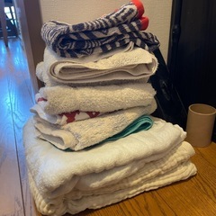 中古タオル　差し上げます