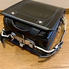 【再々募集】セイバン 天使の羽 ランドセル プーマ 青ステッチ　約6年使用の画像