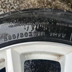 18インチ　ホイルタイヤセットの画像