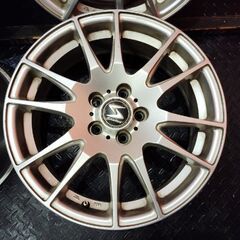 BILLET STAR JAPAN Stategy ビレットスタージャパン ストラテジー 16インチ 4本 6.5J5HPCD100+45 レガシィ プリウス等　(VHC446) の画像