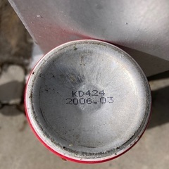 古い消火器 の画像