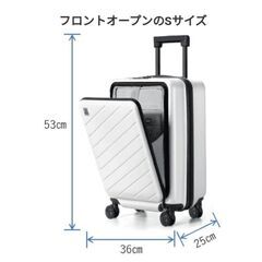 Anyzip スーツケース サイズS 