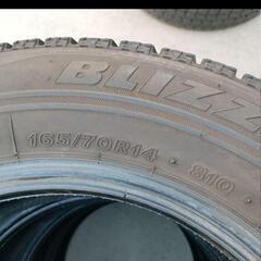 14インチ　スタッドレスタイヤ　引取4本　165/70R14の画像