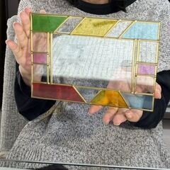 🌸 グラスアート・シルエットアート（切り絵）・タイルクラフト教室 新規生徒募集！ 🌸の画像