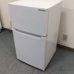 （12/27受渡済）JT9890【YAMADA/ヤマダ 2ドア冷蔵庫】美品 2020年製 YRZ-C09H1 家電 キッチン 冷蔵冷凍庫 右開き 87L