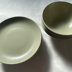 IKEA 食器セット マット グリーン【美品】