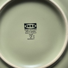 IKEA 食器セット マット グリーン【美品】の画像