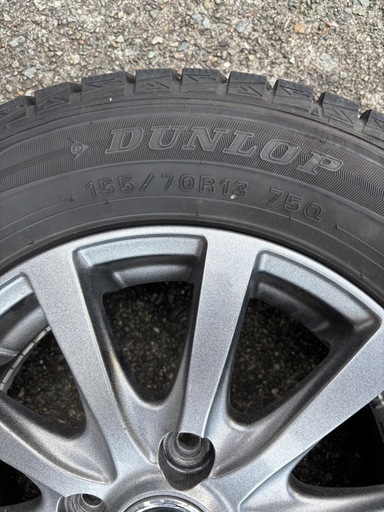 155/70R13スタッドレス、ホイール4本