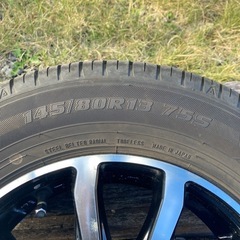 軽自動車用　アルミホイール・タイヤ4本セットの画像