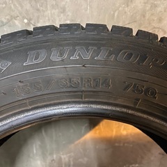 ダンロップ ウィンター マックス ゼロツー 155/65R14 DUNLOP WINTER MAXX 02 バリ溝 スタッドレス 軽自動車の画像