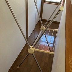 【受渡決定】スチール折りたたみ物干しの画像