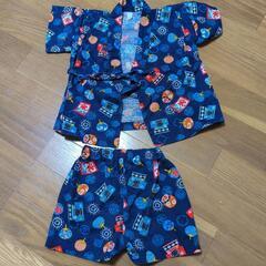 キッズ　子供　甚平セットアップ