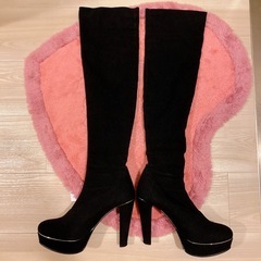 ロングブーツ タンス整理品の画像