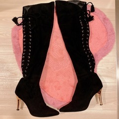 ロングブーツ タンス整理品の画像