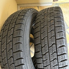 【取引中】スタッドレスアルミ付き4本セット　155/65R/13の画像