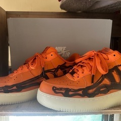 NIKE AIR Force 1 low スケルトン　オレンジ