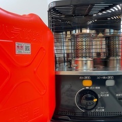 石油ストーブ コロナよごれま栓 灯油タンクとポンプ付きの画像