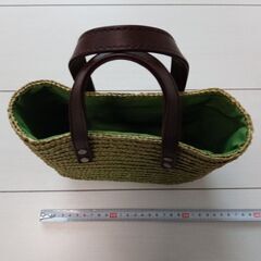 未使用★ミニかごバッグの画像