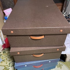 4つセット 衣装ケース　昭和レトロ 着物 大型 ダンボール 