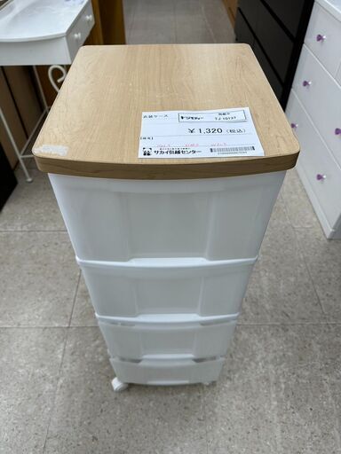 ★ジモティ割あり★  衣装ケース 白 H86.5×D38×W32.5 クリーニング済み TJ10137