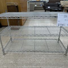 ★ジモティ割あり★  スチールラック 銀 H47×D29×W74...