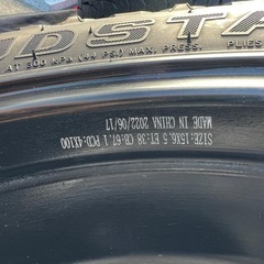 ゴツゴツ系 カスタムサイズ 15inch 4-100 6.5J+38 MB マッドスター ラジアル A/T 195/65R15 プロボックス サクシード フィット クロスビーの画像