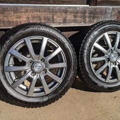 ブリジストンブリザックVRX2(155/65/14)とホイール(14x4 1/2j)の4本セット