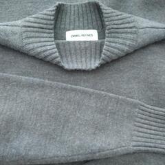 UNITED ARROWS ニットワンピース グレーの画像