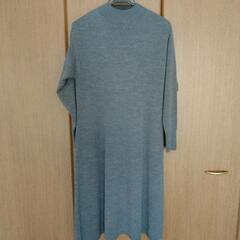 UNITED ARROWS ニットワンピース グレーの画像