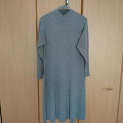 UNITED ARROWS ニットワンピース グレーの画像