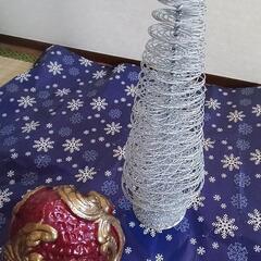 クリスマス☆メタリックなラメ付きツリーとゴージャスな手作りキャンドル