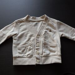 babyGAP　ベビーギャップ 　スウェットカーディガン　70㎝の画像