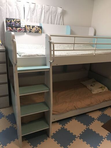 子供用2段ベッド➕専用マットレス　引き取り限定