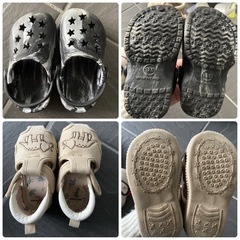 13cm ブーツスニーカーサンダルセットの画像