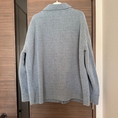 コート　水色　韓国　の画像