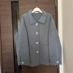 コート　水色　韓国　