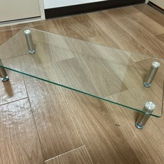ガラス台　モニタースタンド