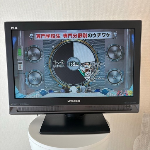 液晶テレビ  19インチLCD-19MX35B　三菱REAL