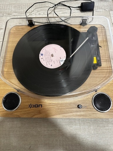 ION Audio(アイオンオーディオ) レコードプレーヤー\u0026山下達郎レコード