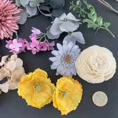 造花　ピック　葉など色々の画像