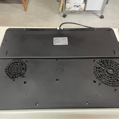 IRIS OHYAMA　アイリスオーヤマ　2口IHコンロ　IHK-W12-B　2019年製　クッキングヒーター　稼働確認済　中古品　③の画像
