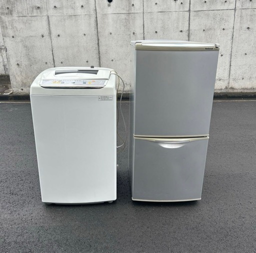 【一人暮らし2点セット！】洗濯機、冷蔵庫、単身！　美品　ホワイト