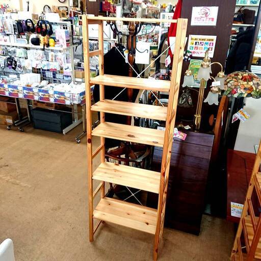 1/13無印良品 ユニットシェルフ パイン材 幅58cm 奥行26cm 高さ175cm
