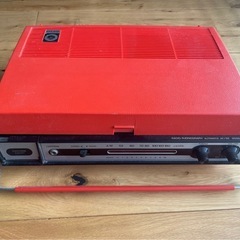 【中古】レコードプレーヤーAMラジオ付｜コロムビア columbia solid stateの画像