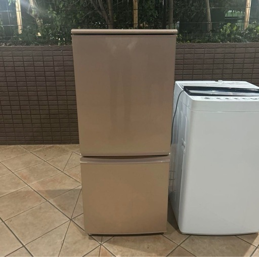 【一人暮らし2点セット！】洗濯機、冷蔵庫、単身！　美品　ホワイト