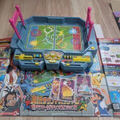 値下げ中！ポケモン実況サウンドスタジアム、巨大バトルタワー、変形！ジオラママップ3点セットの画像