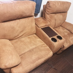 快適♪
電動リクライニングソファ レザー  海外輸入品