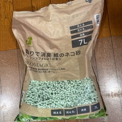 紙の猫の砂