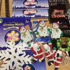 大量！クリスマスイルミネーショングッズまとめの画像